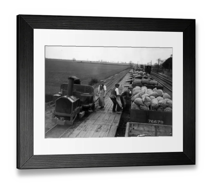 Framed Print : Farm Train Framed Print : Farm Train