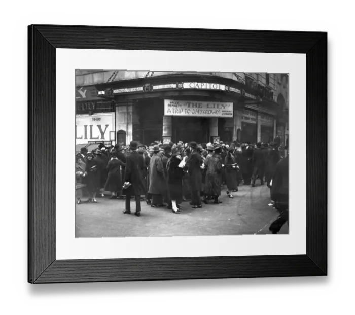 Framed Print : Spiritual Filmgoers Framed Print : Spiritual Filmgoers
