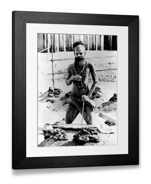 Framed Print : Sadhu Penance Framed Print : Sadhu Penance