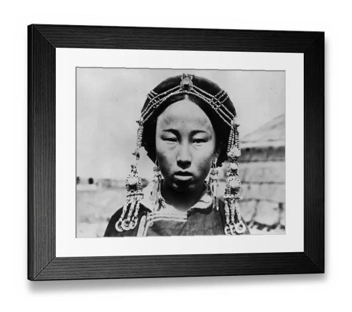 Framed Print : Mongolian Headdress Framed Print : Mongolian Headdress