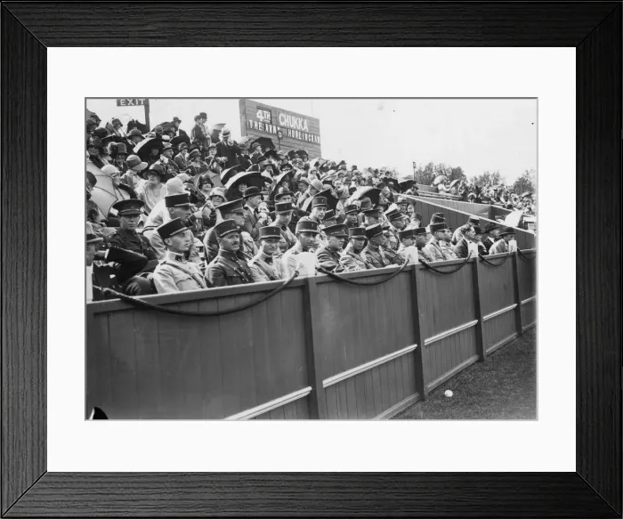 Framed Print : Army match