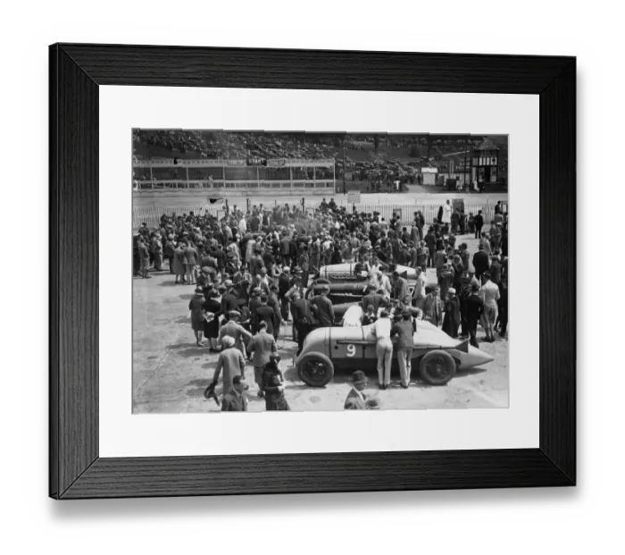 Framed Print : Crowds At Brooklands Framed Print : Crowds At Brooklands