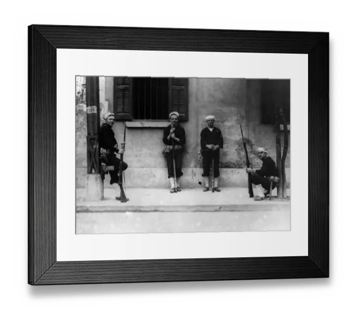 Framed Print : Marines At Shanghai Framed Print : Marines At Shanghai