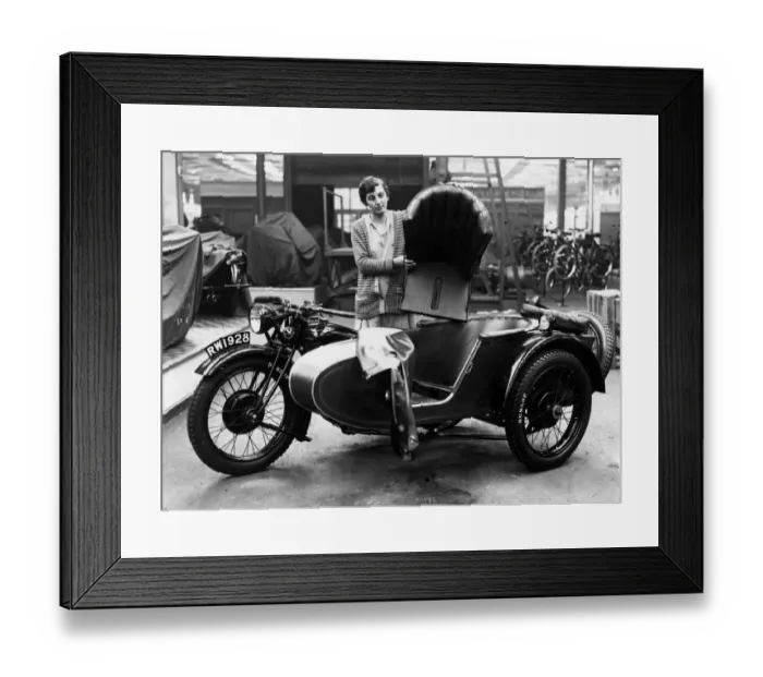 Framed Print : Side Car Seat Framed Print : Side Car Seat