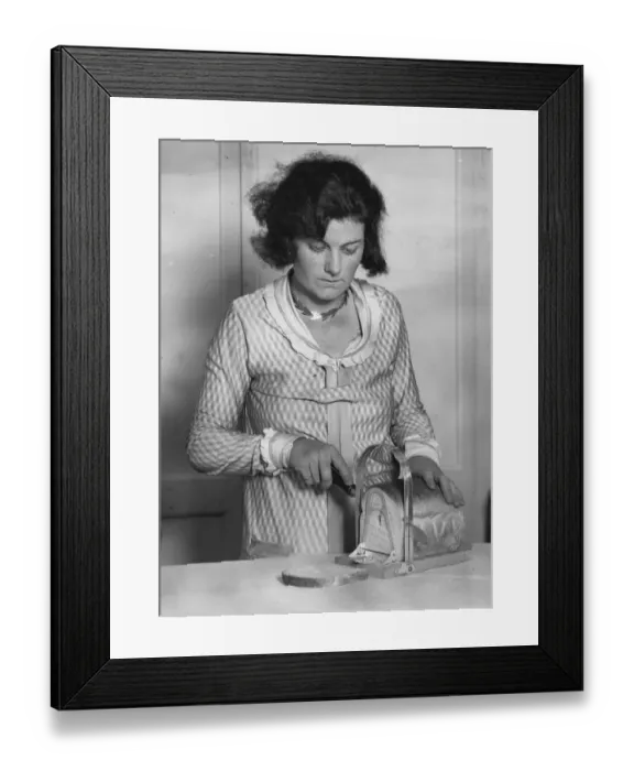 Framed Print : Bread Cutter