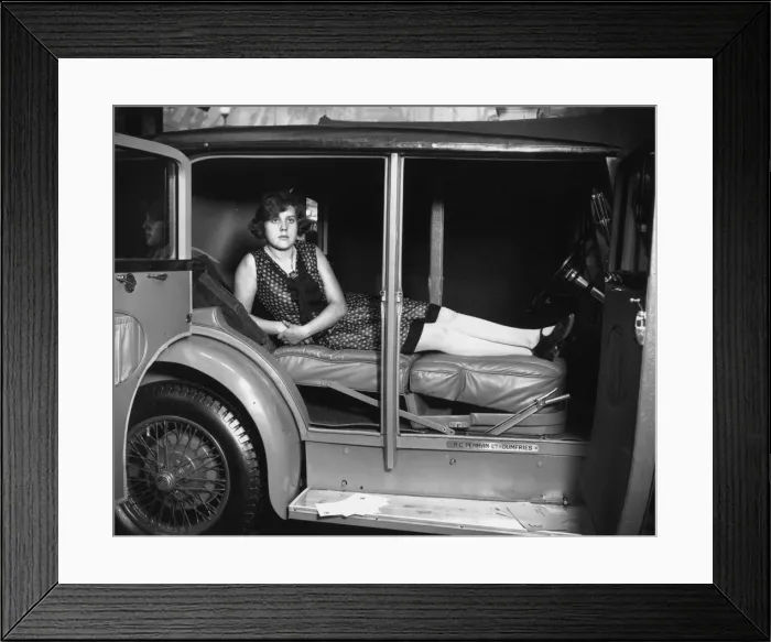 Framed Print : Camping Car Framed Print : Camping Car