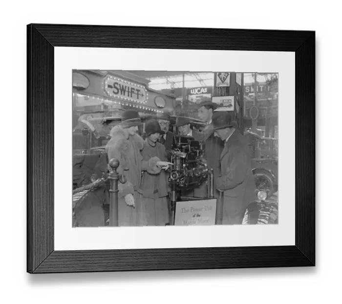 Framed Print : Automobile Show