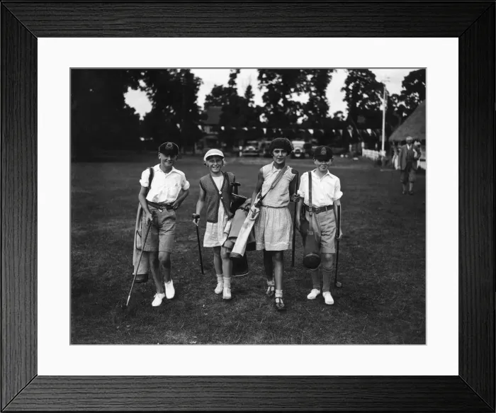 Framed Print : Childrens Golf Framed Print : Childrens Golf