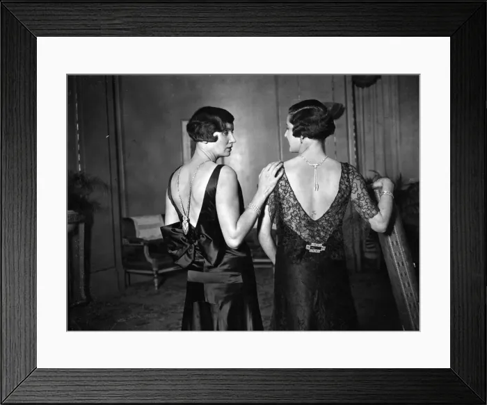 Framed Print : 1920s Jewellery Framed Print : 1920s Jewellery