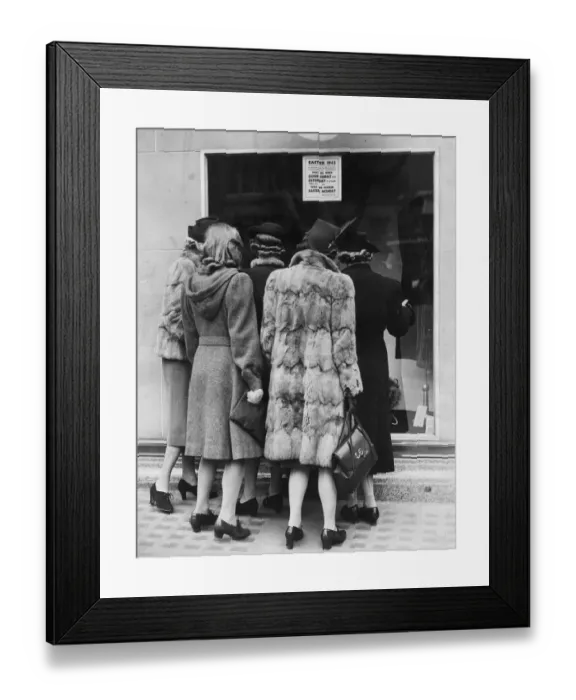 Framed Print : Good Friday Shoppers Framed Print : Good Friday Shoppers
