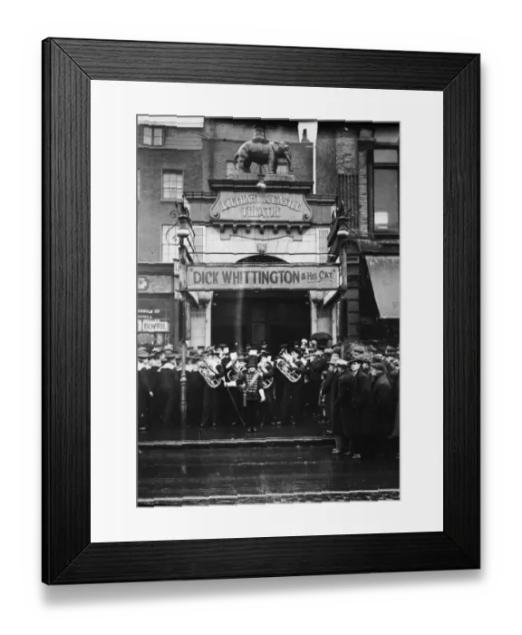 Framed Print : Theatre Band Framed Print : Theatre Band