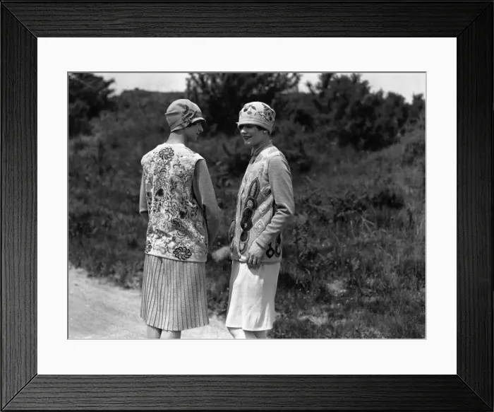 Framed Print : Golfing Outfits Framed Print : Golfing Outfits