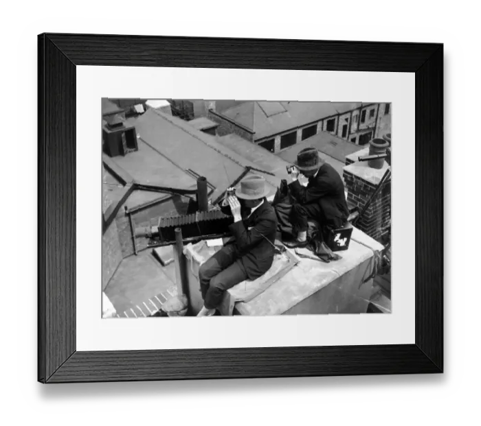 Framed Print : Rooftop Paparazzi Framed Print : Rooftop Paparazzi