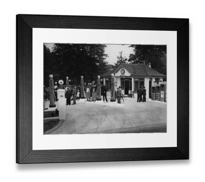 Framed Print : Service Station Framed Print : Service Station