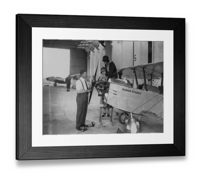 Framed Print : Hawker Cygnet Framed Print : Hawker Cygnet