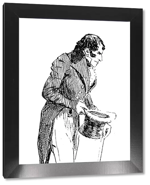 British London satire caricatures comics cartoon illustrations: Great duke of Wellington