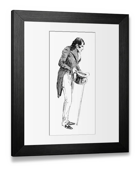 Framed Print : British London satire caricatures comics cartoon illustrations: Great duke of Wellington Framed Print : British London satire caricatures comics cartoon illustrations: Great duke of Wellington