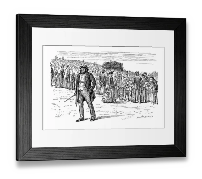 Framed Print : British London satire caricatures comics cartoon illustrations Framed Print : British London satire caricatures comics cartoon illustrations