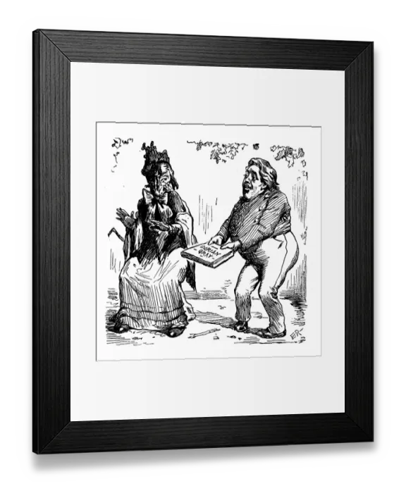 Framed Print : British London satire caricatures comics cartoon illustrations Framed Print : British London satire caricatures comics cartoon illustrations