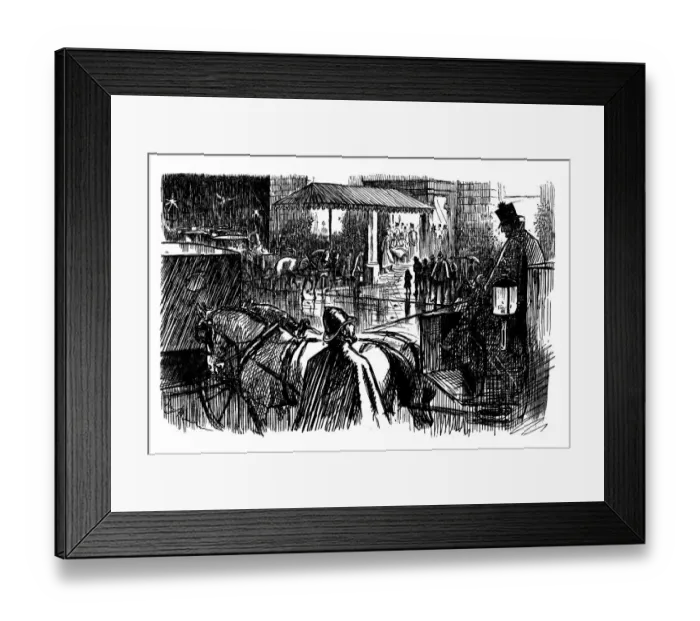 Framed Print : British London satire caricatures comics cartoon illustrations Framed Print : British London satire caricatures comics cartoon illustrations