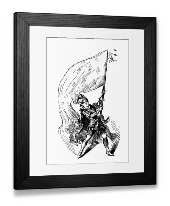 Framed Print : British London satire caricatures comics cartoon illustrations: Flag Framed Print : British London satire caricatures comics cartoon illustrations: Flag