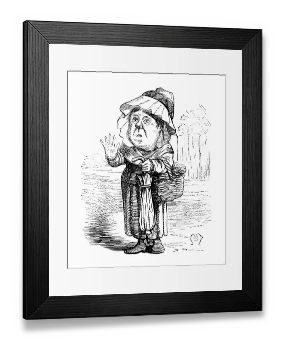 Framed Print : British London satire caricatures comics cartoon illustrations Framed Print : British London satire caricatures comics cartoon illustrations
