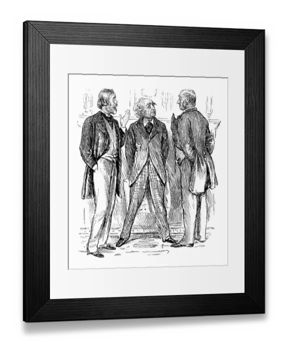 Framed Print : British London satire caricatures comics cartoon illustrations Framed Print : British London satire caricatures comics cartoon illustrations