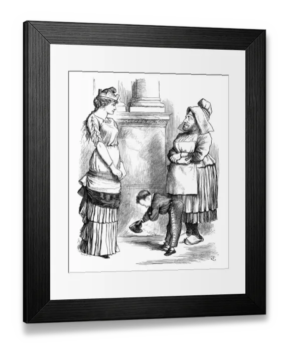 Framed Print : British London satire caricatures comics cartoon illustrations Framed Print : British London satire caricatures comics cartoon illustrations