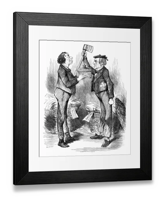 Framed Print : British London satire caricatures comics cartoon illustrations: Pandoras Box Framed Print : British London satire caricatures comics cartoon illustrations: Pandoras Box