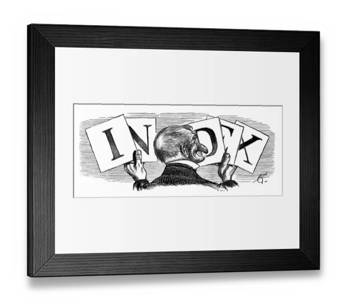 Framed Print : British London satire caricatures comics cartoon illustrations: Index Framed Print : British London satire caricatures comics cartoon illustrations: Index