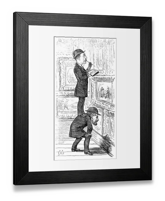Framed Print : British London satire caricatures comics cartoon illustrations: Cooperation Framed Print : British London satire caricatures comics cartoon illustrations: Cooperation