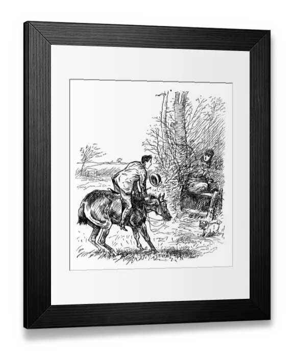 Framed Print : British London satire caricatures comics cartoon illustrations Framed Print : British London satire caricatures comics cartoon illustrations