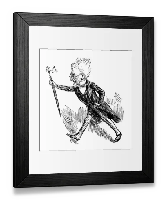 Framed Print : British London satire caricatures comics cartoon illustrations Framed Print : British London satire caricatures comics cartoon illustrations