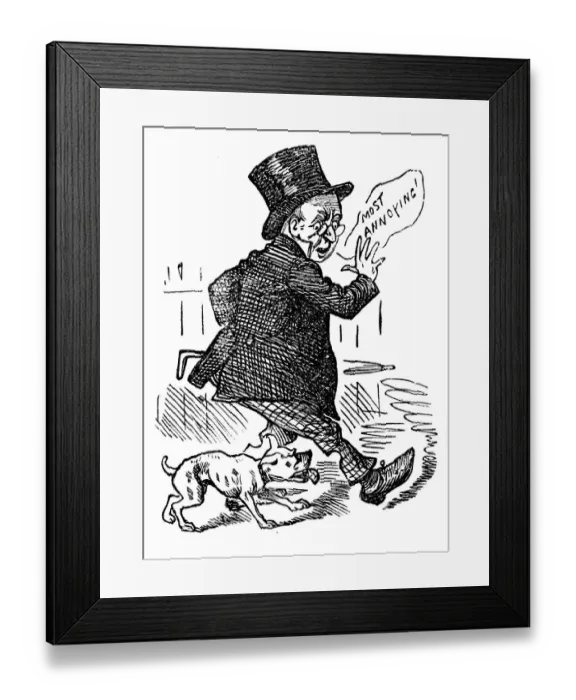 Framed Print : British London satire caricatures comics cartoon illustrations Framed Print : British London satire caricatures comics cartoon illustrations