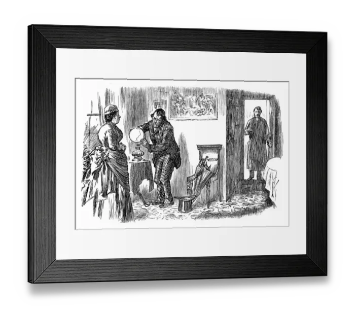 Framed Print : British London satire caricatures comics cartoon illustrations Framed Print : British London satire caricatures comics cartoon illustrations