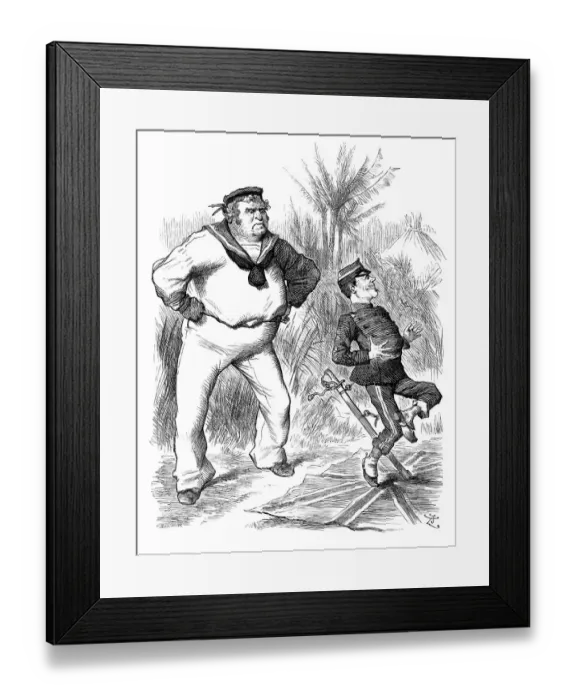Framed Print : British London satire caricatures comics cartoon illustrations Framed Print : British London satire caricatures comics cartoon illustrations