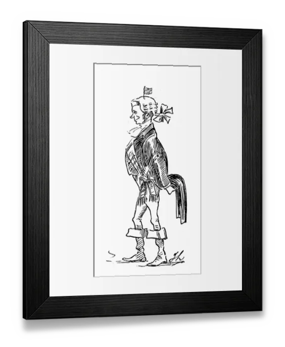 Framed Print : British London satire caricatures comics cartoon illustrations Framed Print : British London satire caricatures comics cartoon illustrations