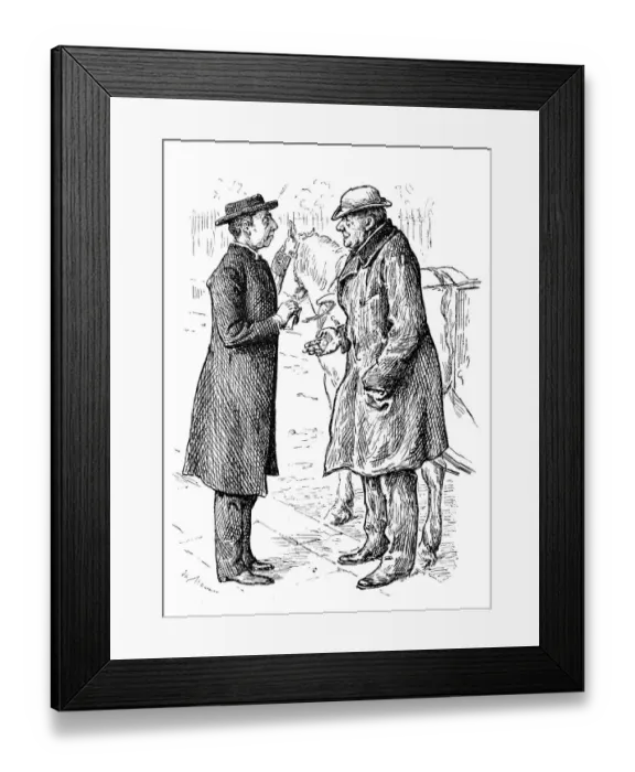 Framed Print : British London satire caricatures comics cartoon illustrations Framed Print : British London satire caricatures comics cartoon illustrations