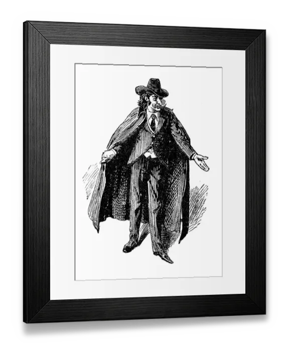 Framed Print : British London satire caricatures comics cartoon illustrations Framed Print : British London satire caricatures comics cartoon illustrations