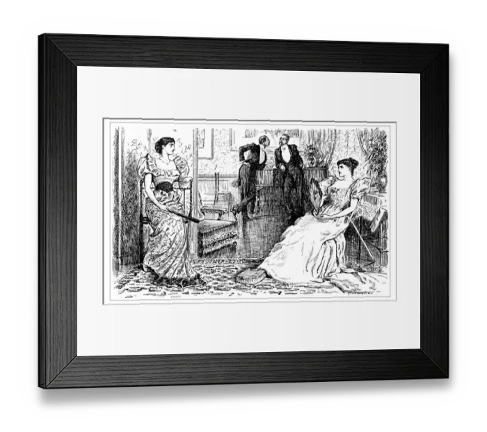 Framed Print : British London satire caricatures comics cartoon illustrations Framed Print : British London satire caricatures comics cartoon illustrations