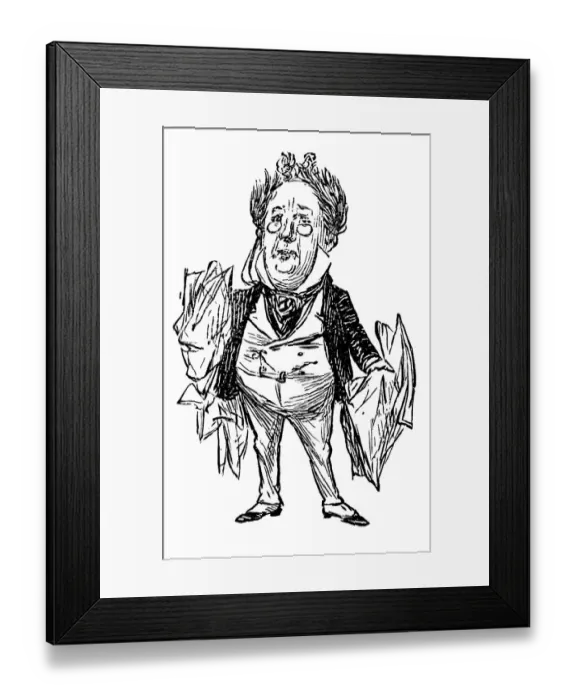 Framed Print : British London satire caricatures comics cartoon illustrations Framed Print : British London satire caricatures comics cartoon illustrations