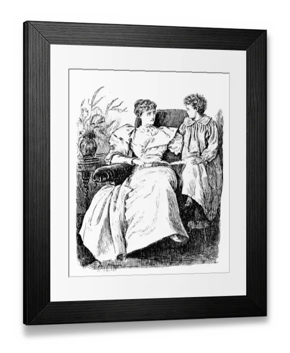 Framed Print : British London satire caricatures comics cartoon illustrations: Mother Framed Print : British London satire caricatures comics cartoon illustrations: Mother