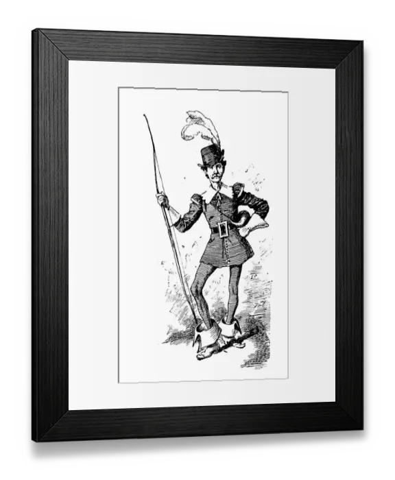 Framed Print : British London satire caricatures comics cartoon illustrations: Allan a Daly, Robin Framed Print : British London satire caricatures comics cartoon illustrations: Allan a Daly, Robin