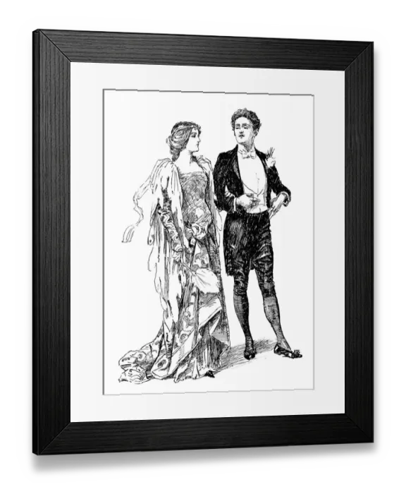 Framed Print : British London satire caricatures comics cartoon illustrations: Dorian Gray taking Framed Print : British London satire caricatures comics cartoon illustrations: Dorian Gray taking