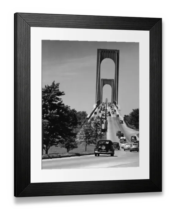 Framed Print : Whitestone Bridge, New York City Framed Print : Whitestone Bridge, New York City