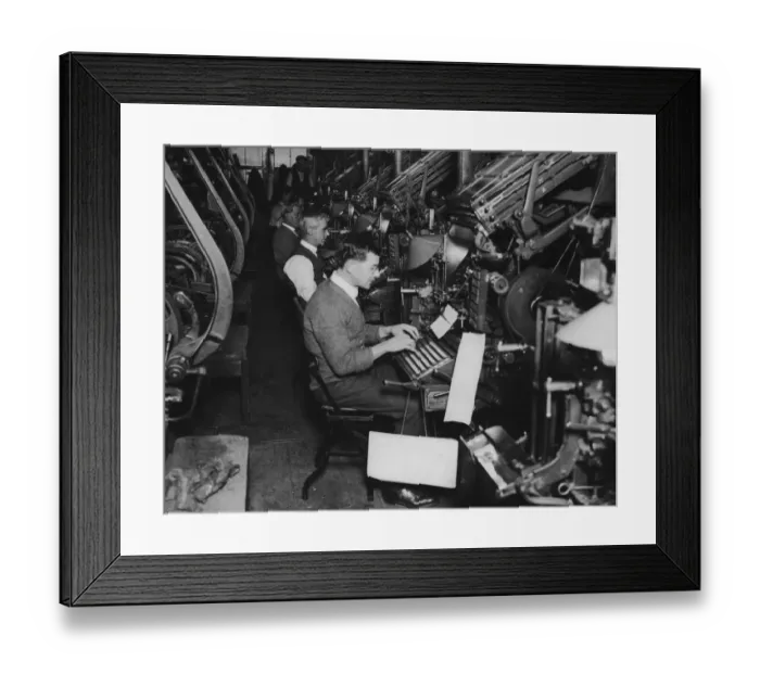 Framed Print : Making Headlines