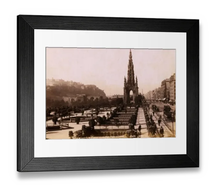 Framed Print : Scott Monument