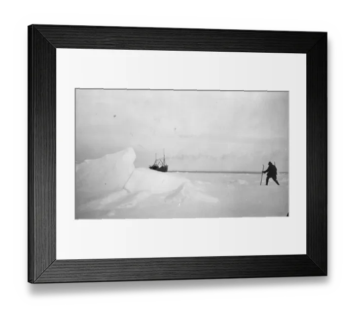 Framed Print : Frozen-In Ship Framed Print : Frozen-In Ship