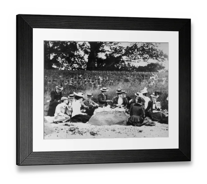 Framed Print : English Picnic Framed Print : English Picnic
