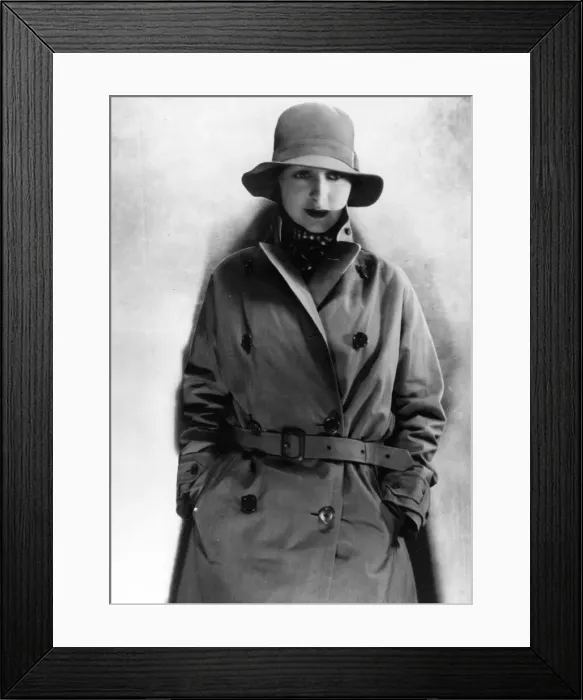 Framed Print : Trench Coat Framed Print : Trench Coat